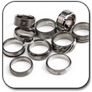 VALUE PACK OF MIX PACK OF TITANIUM WOMEN SIZE RINGS PIERCING