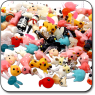 VALUE PACK OF MIX ACRYLIC MOBILE PHONE PLUG PIERCING