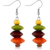 WOOD EARRINGS PAIR