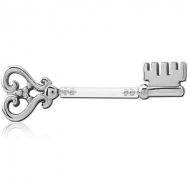 BIOFLEX PUSH FIT NIPPLE BARBELL - KEY PIERCING