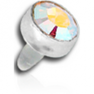 BIOFLEX JEWELLED PUSH FIT DISC FOR BIOFLEX INTERNAL PIERCING