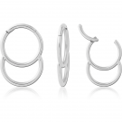 SURGICAL STEEL HINGED SEGMENT RING