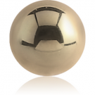 ZIRCON GOLD PVD COATED SURGICAL STEEL BALL