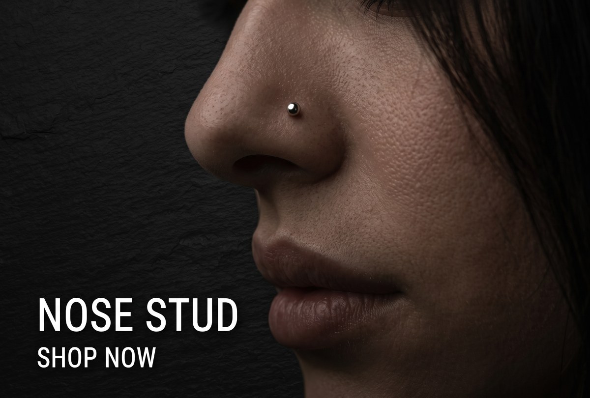 Nose studs and rings